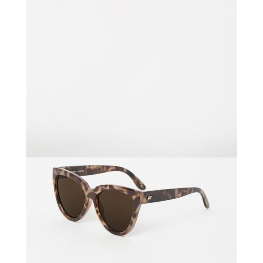 Le Specs Liar Lair Brown Tort Cat Eye Sunglasses LE201AC86BUR