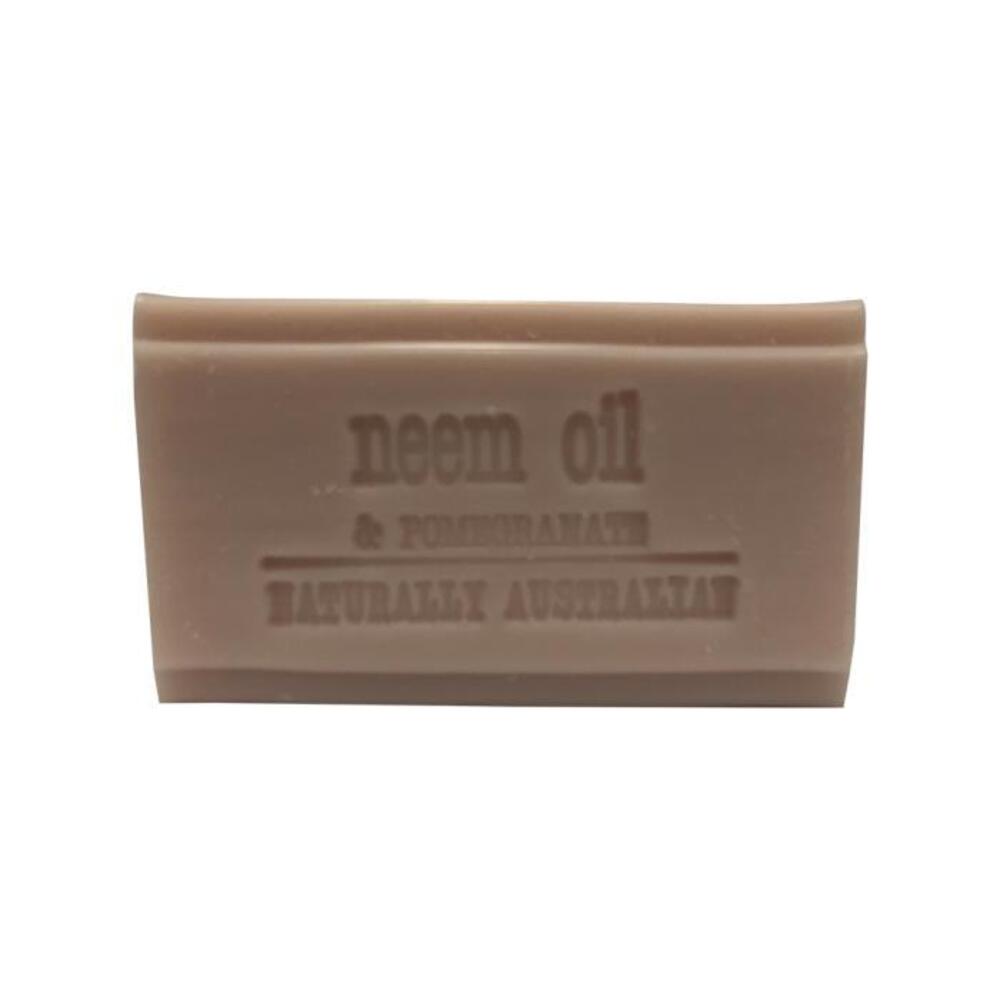 Clover Fields Natures Gifts Plant Based Soap Neem Oil &amp; Pomegranate 100g
