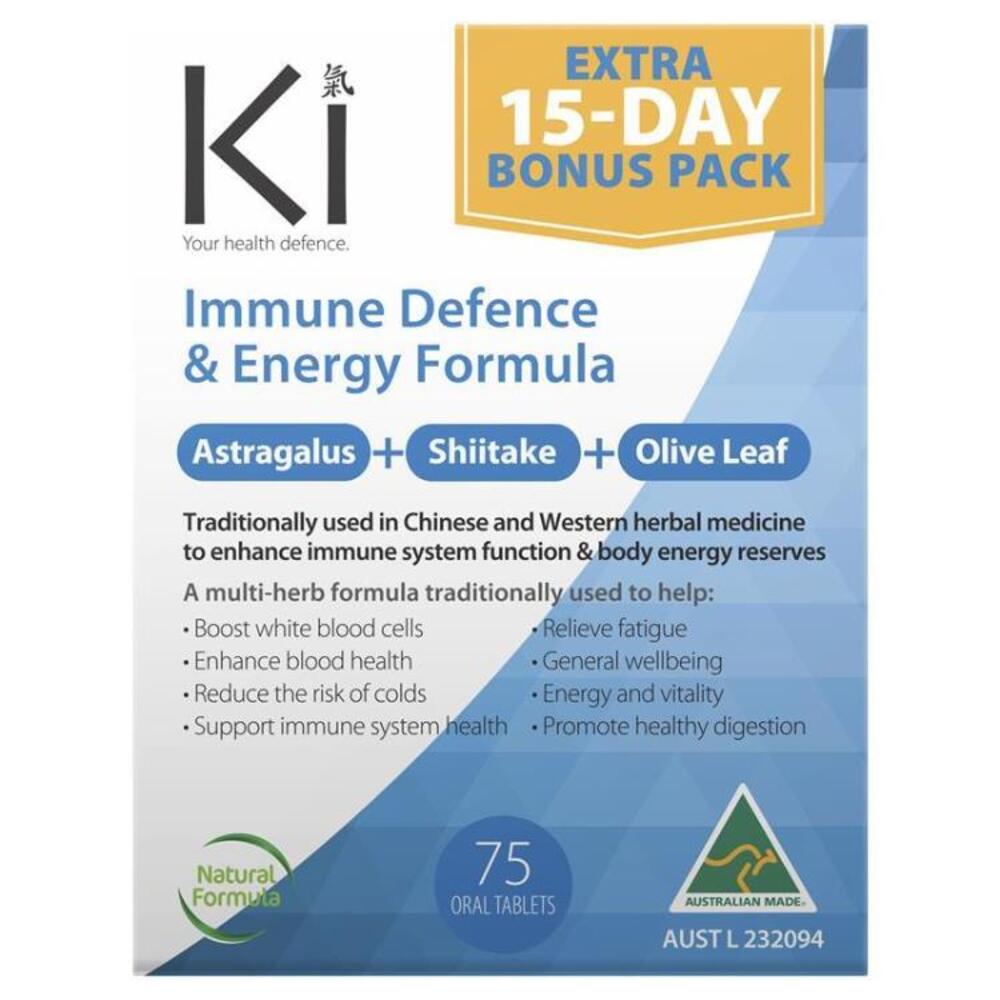 Ki Immune Defence &amp; Energy Formula 60 Tablets
