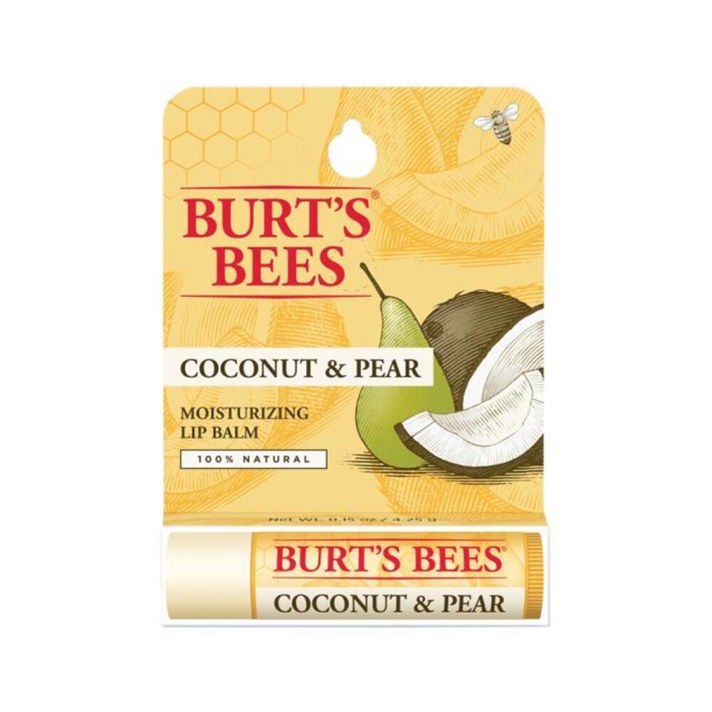 Burts Bees Moisturising Lip Balm Coconut &amp; Pear 4.25g