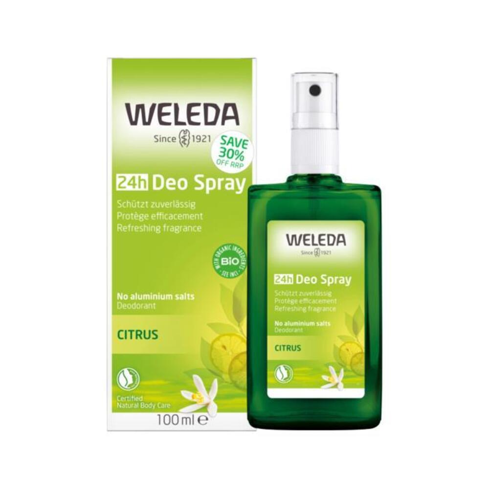 Weleda Organic 24h Deo Spray Citrus (Refreshing Fragrance) STICKERED 100ml