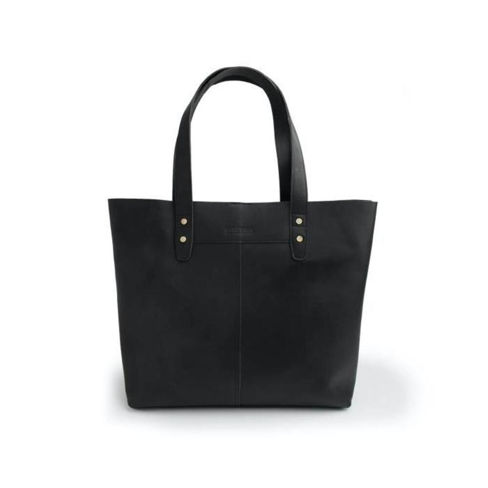 STITCH AND HIDE Emma Tote Bag BLACK-WOMENS-ACCESSORIES-STITCH-AND-HIDE-BAGS-BACK