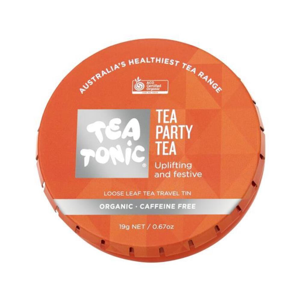 Tea Tonic Organic Tea Party Tea Travel Tin 19g