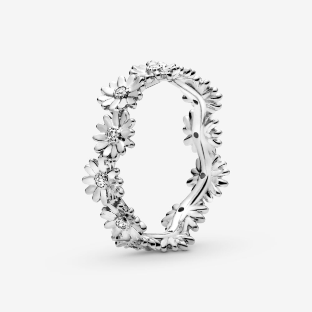 판도라 스파크링 데이지 플라워 크라운 링 198799C01, Pandora Sparkling Daisy Flower Crown Ring 198799C01
