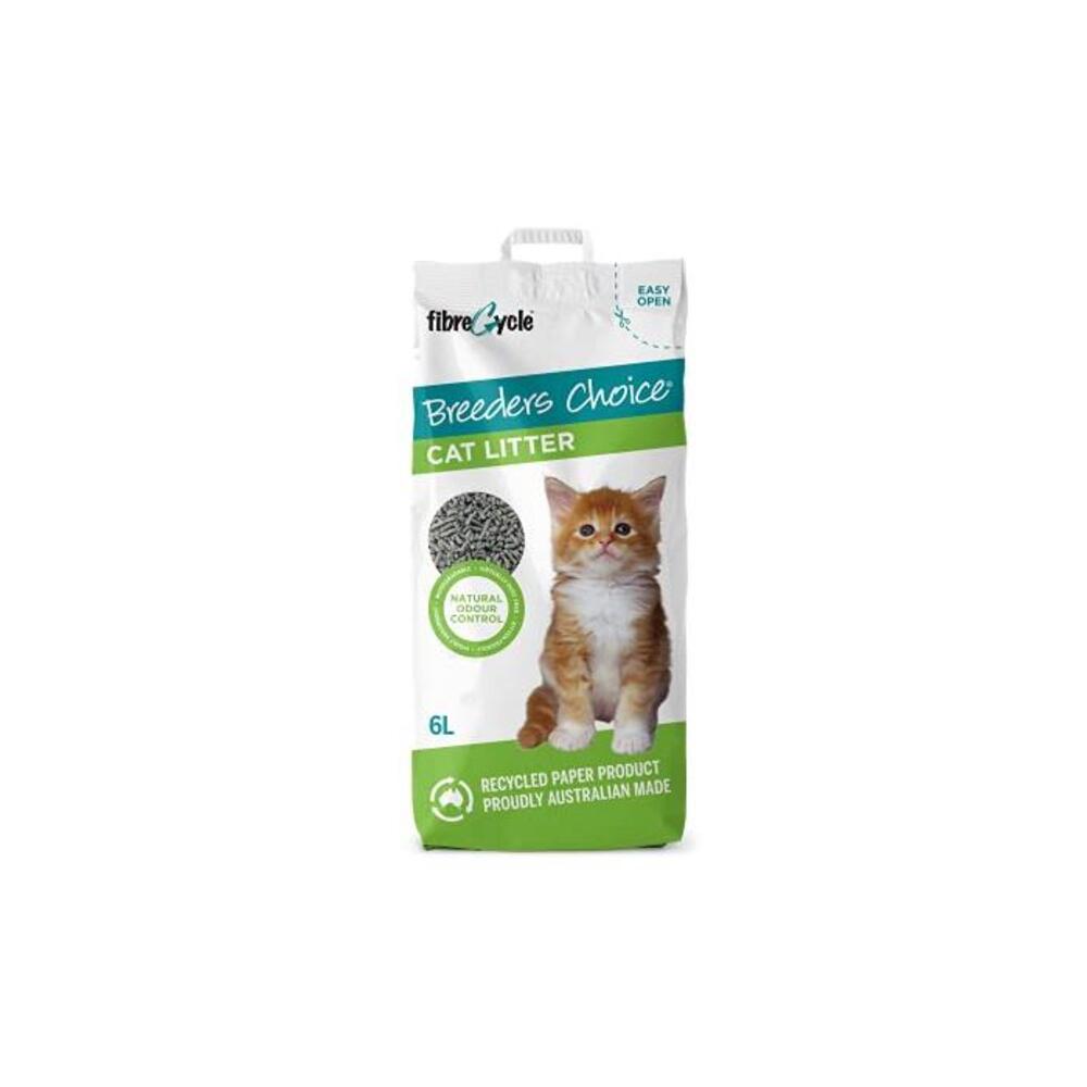 Breeders Choice 99% Recycled Paper Cat Litter 6 Litre B07D33LZN3