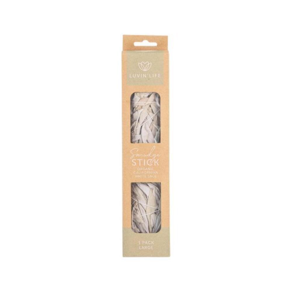 Luvin Life Organic Californian White Sage Smudge Stick Large (approx 25cm)