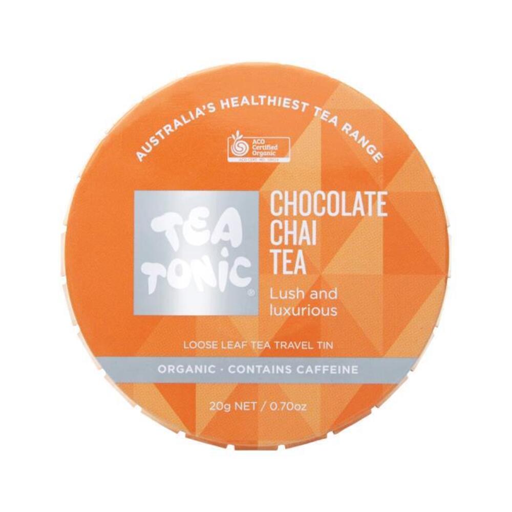 Tea Tonic Organic Chocolate Chai Tea Travel Tin 20g