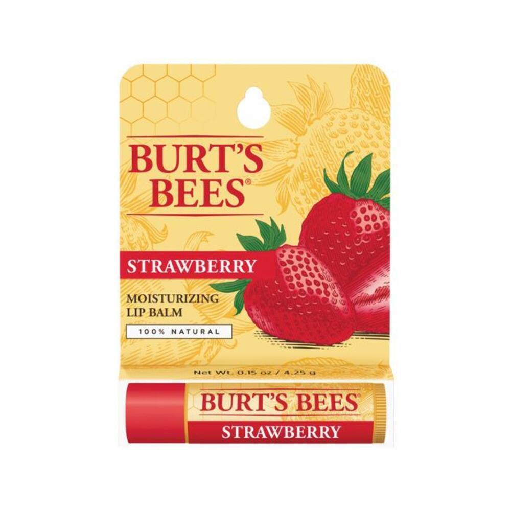 Burts Bees Moisturising Lip Balm Strawberry 4.25g