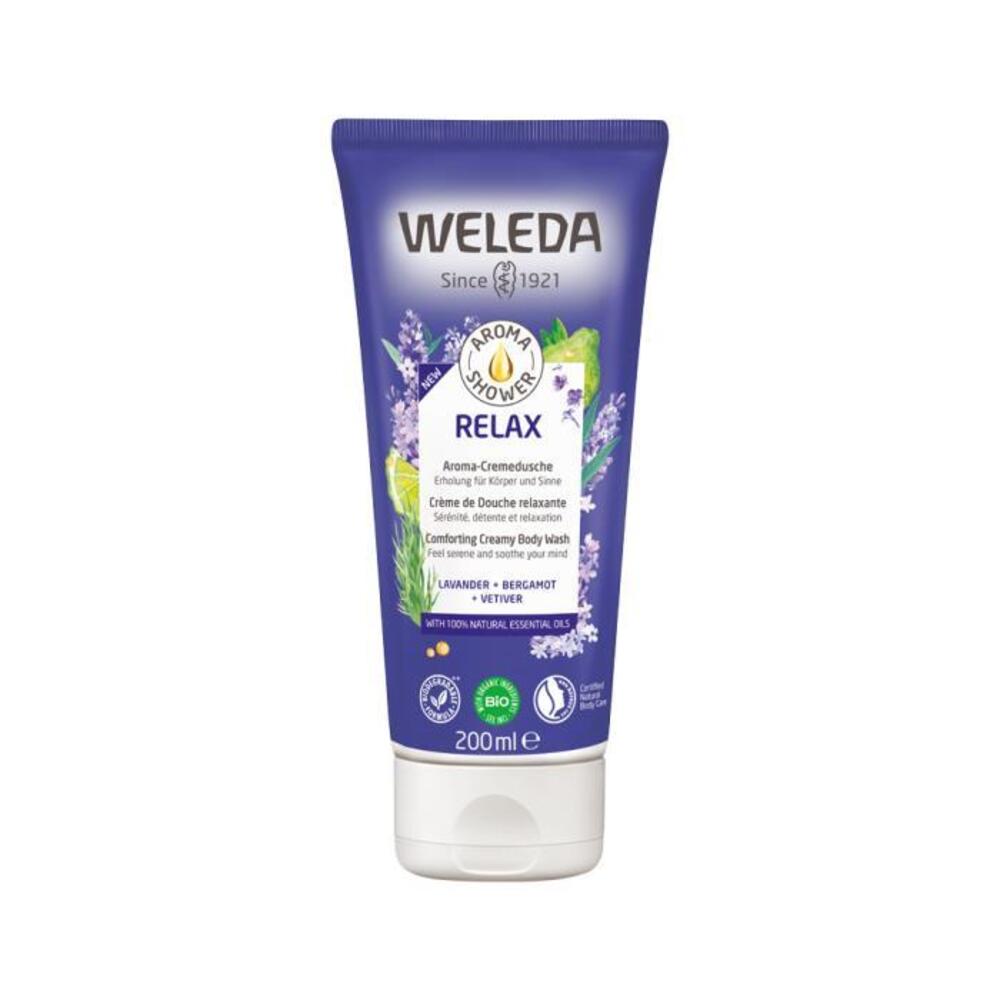 Weleda Organic Aroma Shower Gel Relax (Lavender + Bergamot + Vetiver) 200ml