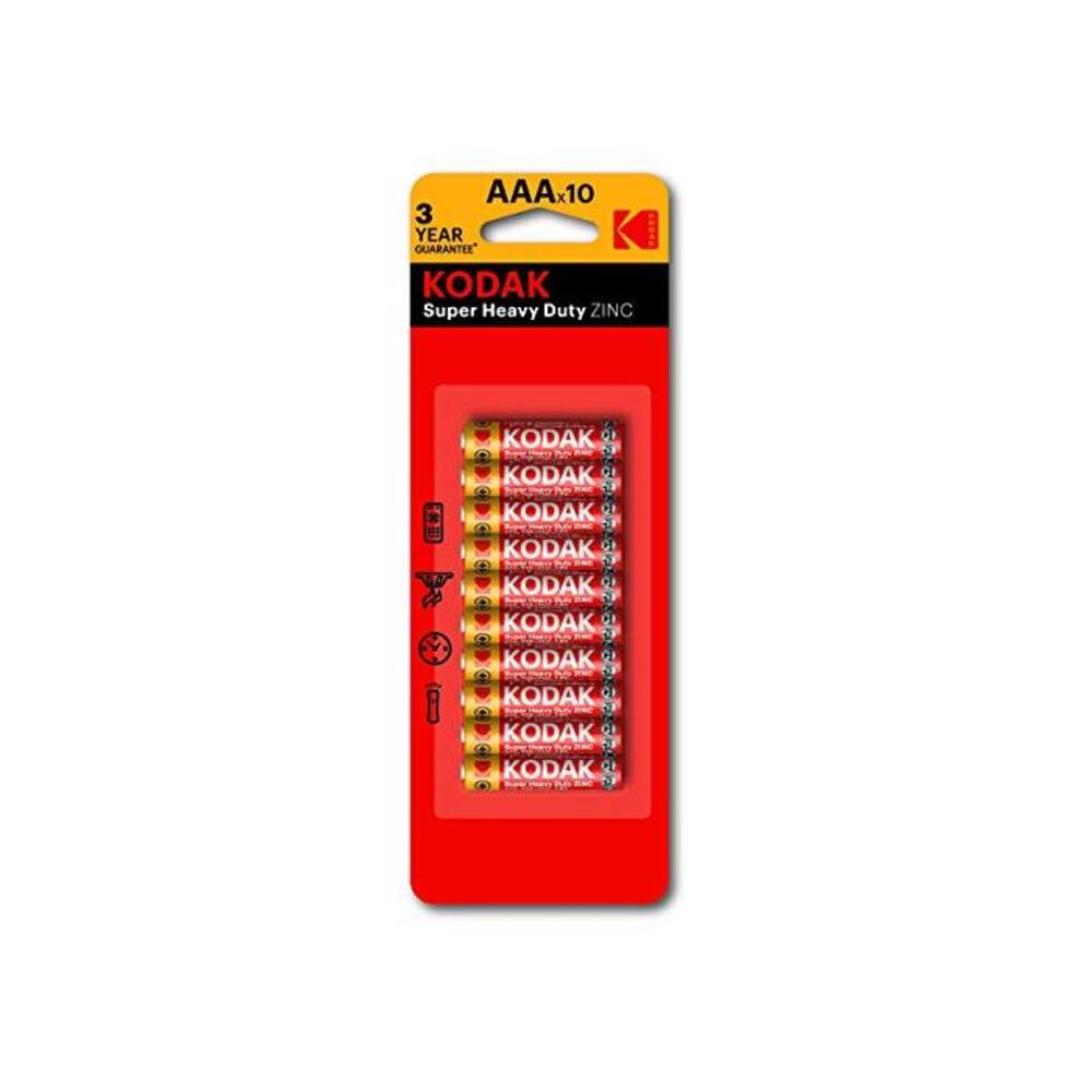 Kodak Super Heavy Duty AAA 10 Pack Zinc Batteries (30410589) B07NF7F82M