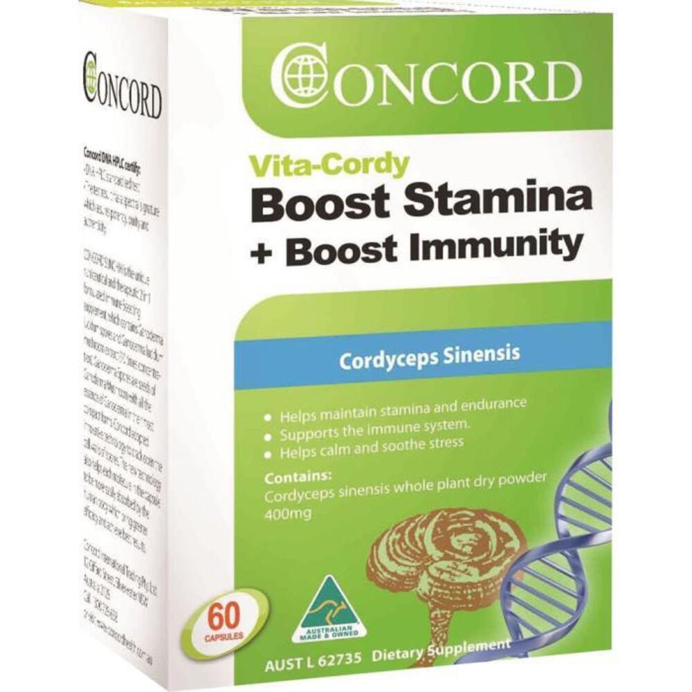 Concord Vita Cordy Boost Stamina + Boost Immunity 60c