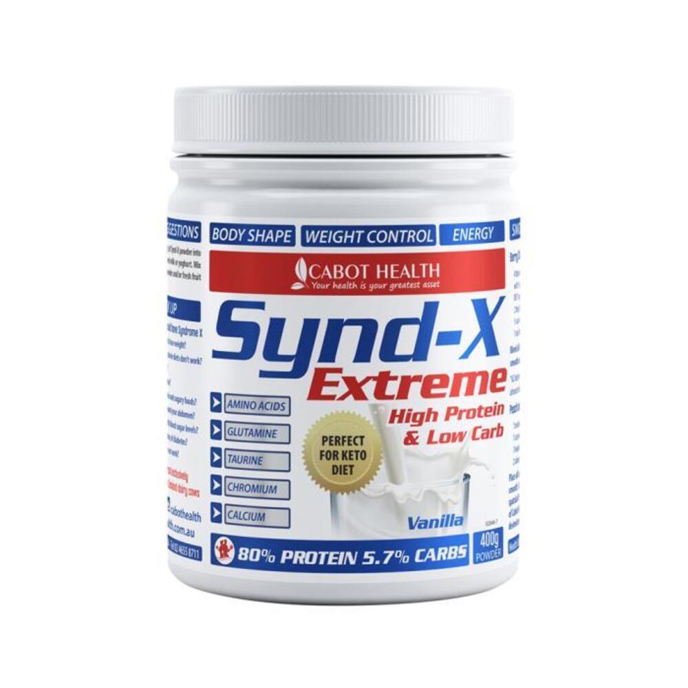 Cabot Health Synd X Extreme (High Protein &amp; Low Carb) Vanilla 400g