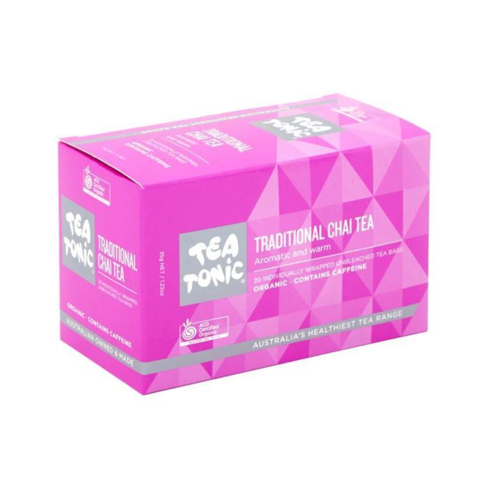 Tea Tonic Organic Traditional Chai Tea x 20 Tea Bags