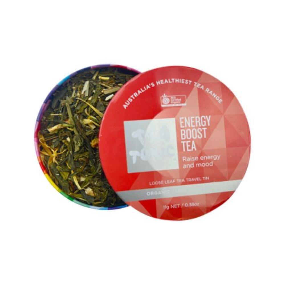 Tea Tonic Organic Energy Boost Tea Travel Tin 11g