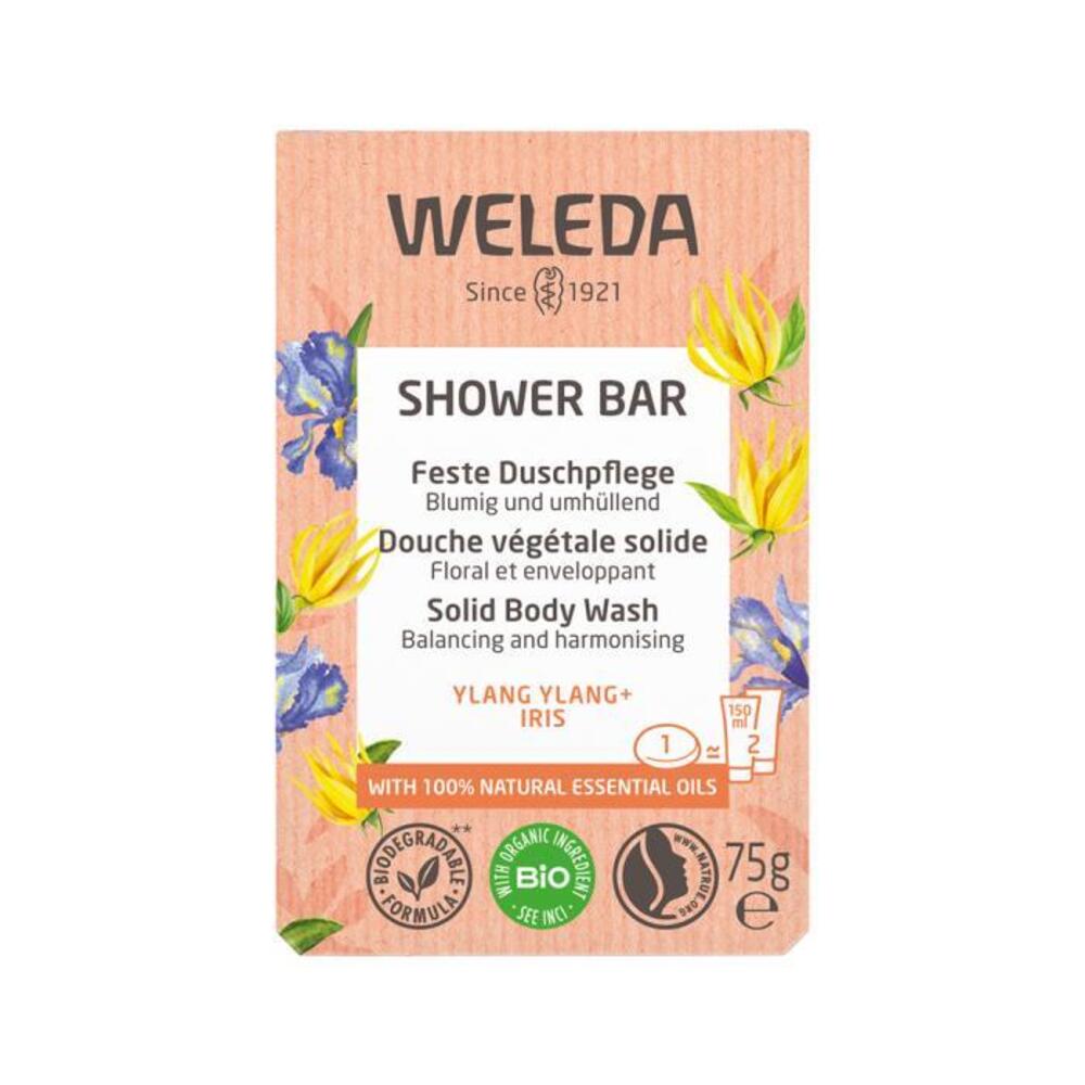 Weleda Organic Shower Bar (Solid Body Wash) Ylang Ylang + Iris 75g