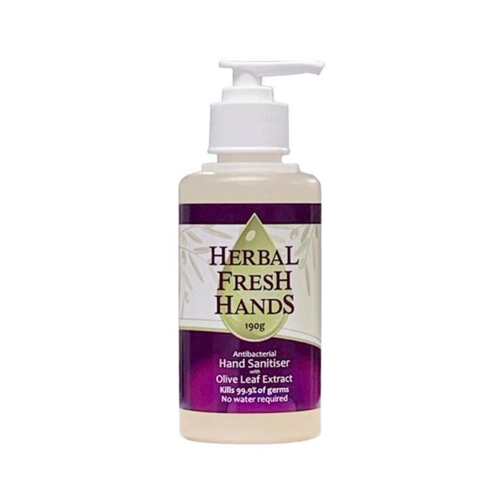 Herbal Extract Company Herbal Fresh Hands (Antibacterial Hand Sanitiser w Olive Leaf Extract) 190g