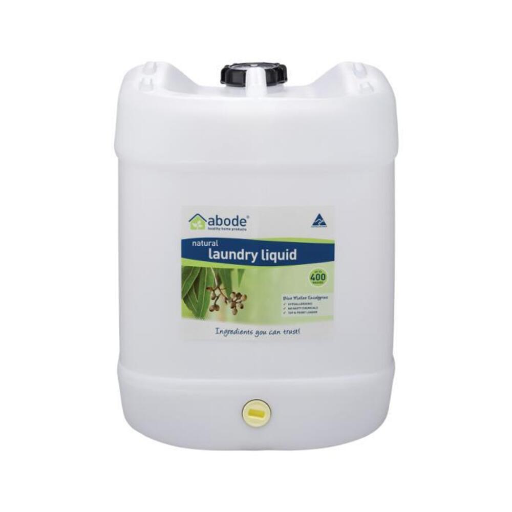 Abode Laundry Liquid (Front &amp; Top Loader) Blue Mallee Eucalyptus 15L