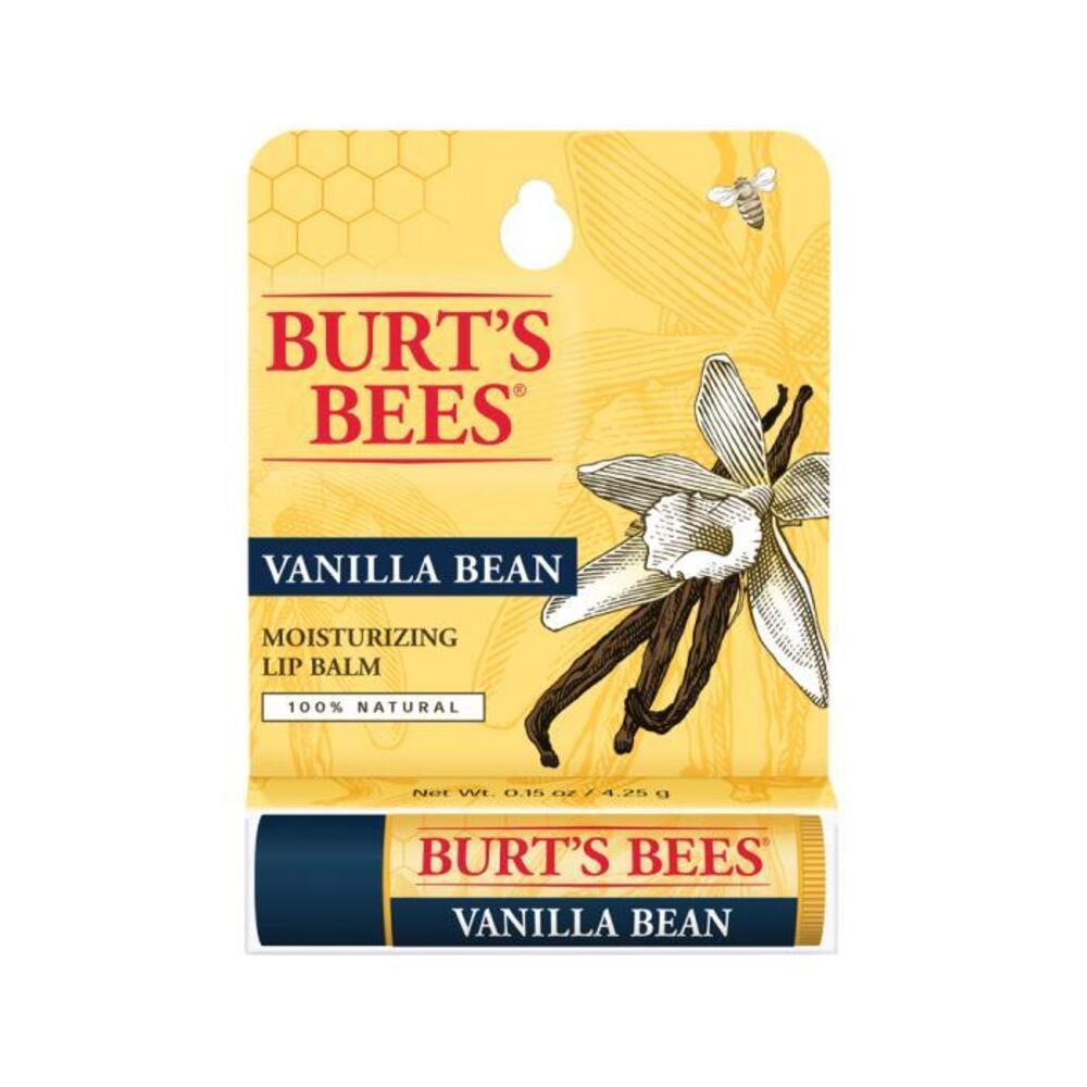 Burts Bees Moisturising Lip Balm Vanilla Bean 4.25g