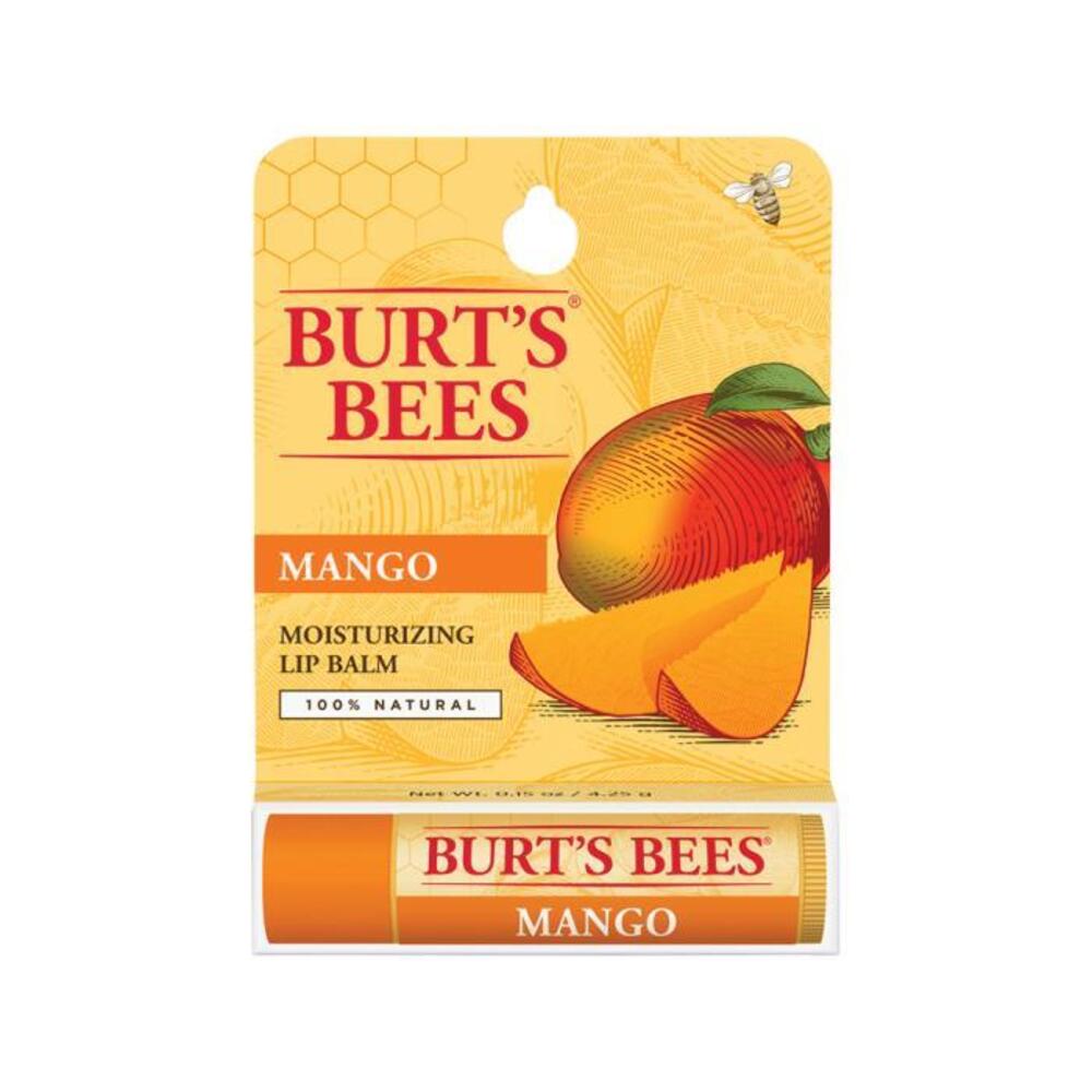 Burts Bees Moisturising Lip Balm Mango 4.25g