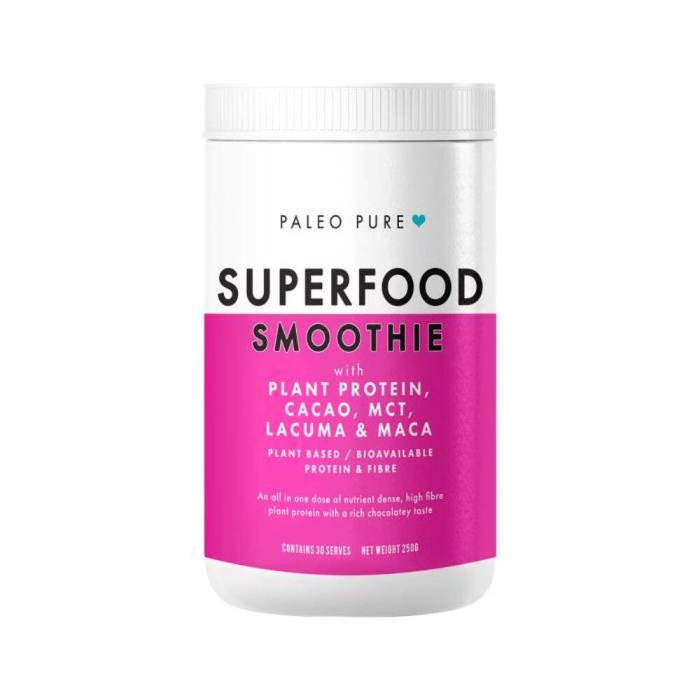 Paleo Pure Superfood Smoothie with Plant Protein Cacao 250g
