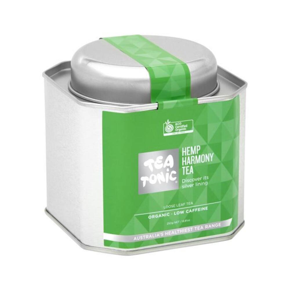 Tea Tonic Organic Hemp Harmony Tea Caddy Tin 250g