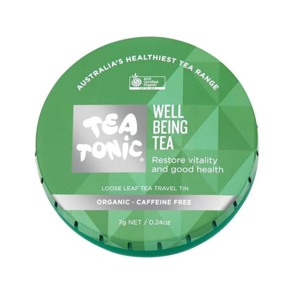 Tea Tonic Organic Well Being Tea Travel Tin 7g