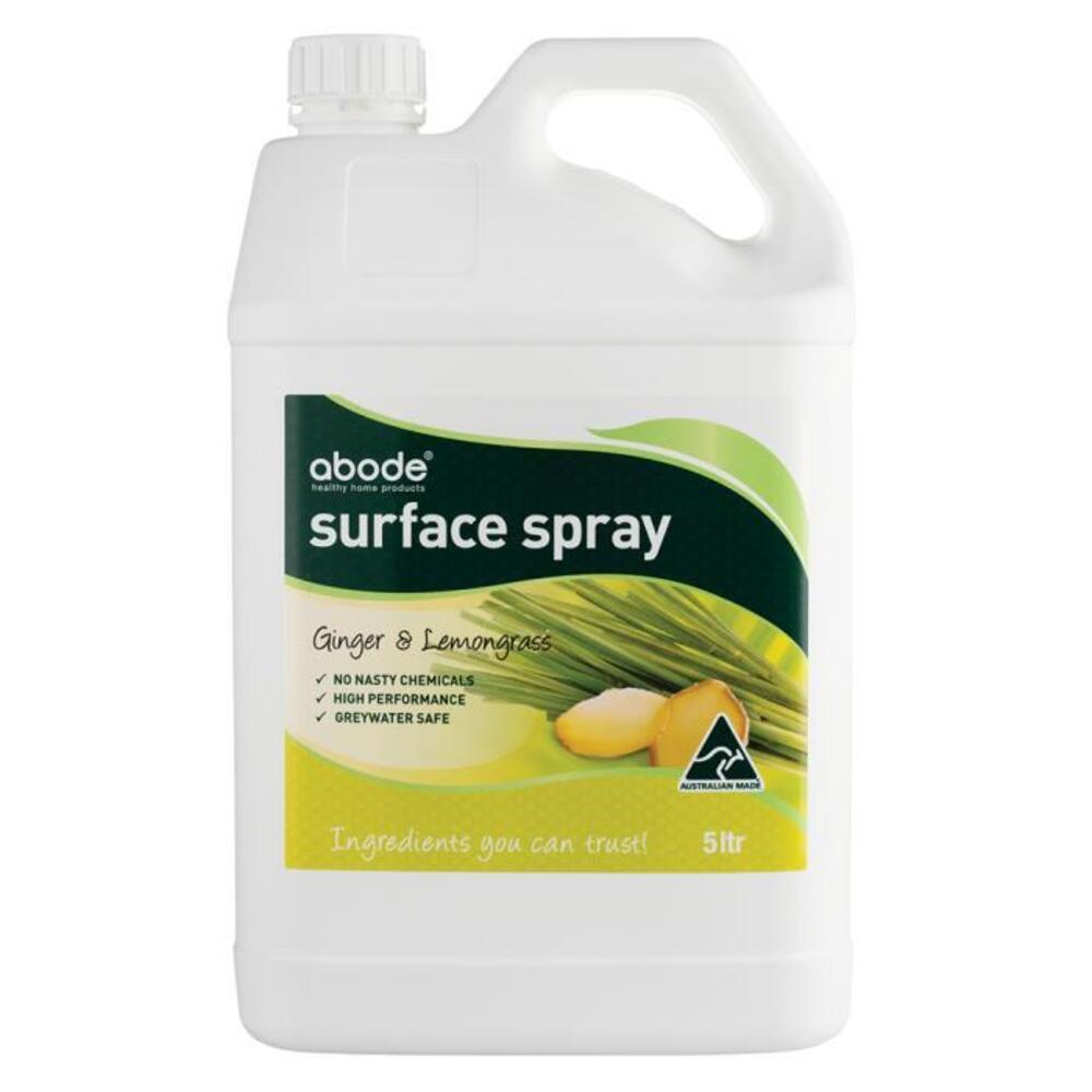 Abode Surface Spray Ginger &amp; Lemongrass 5L