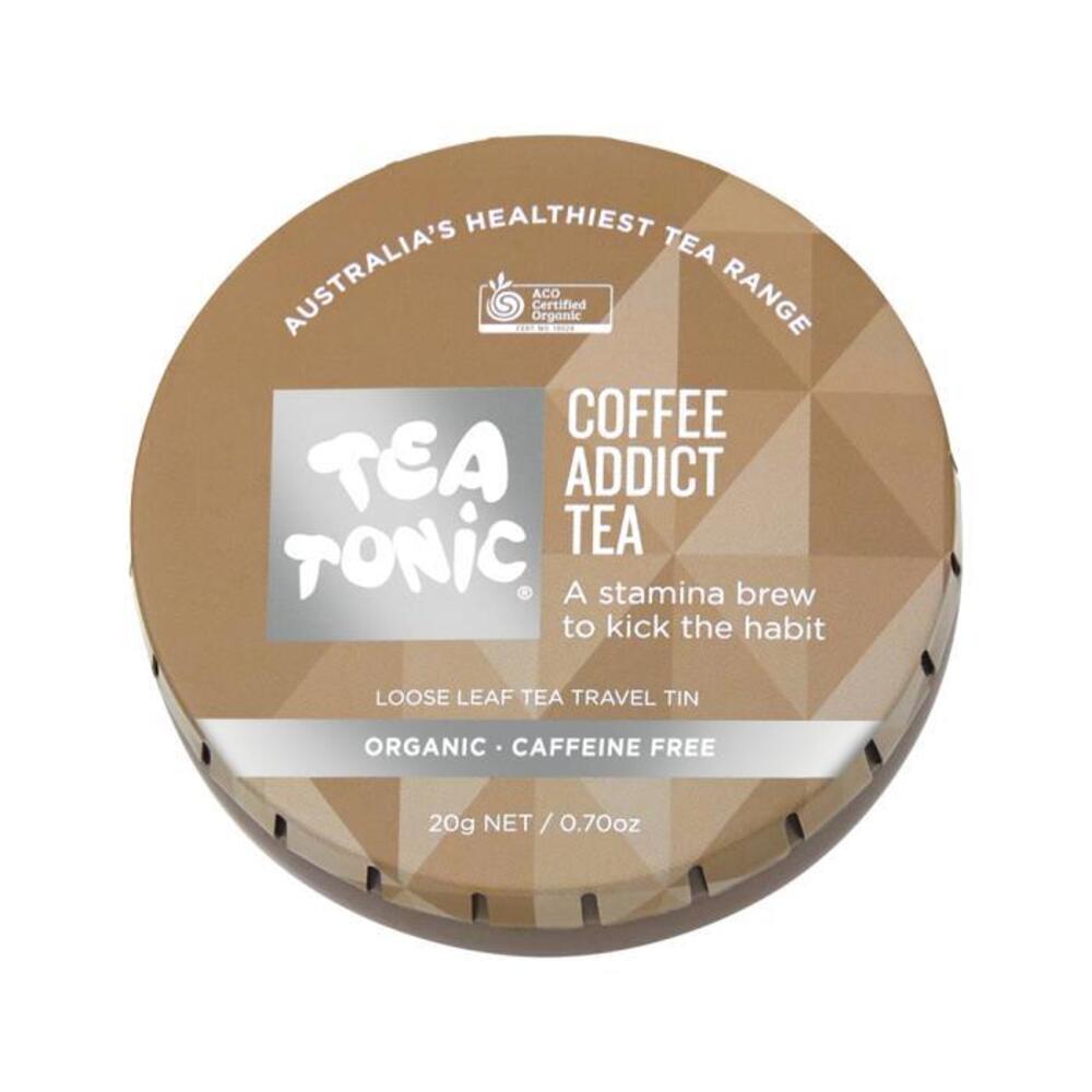 Tea Tonic Organic Coffee Addict Tea Travel Tin 20g