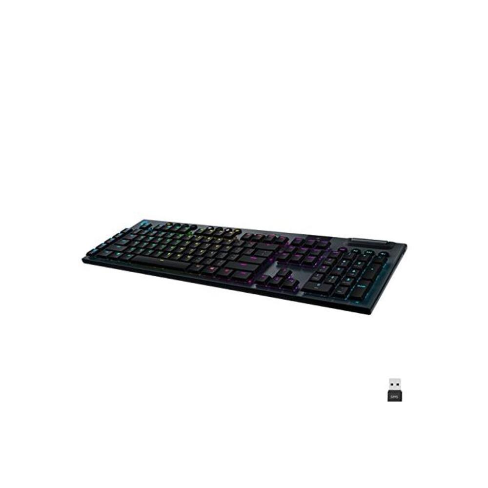 Logitech 920-009226 G915 Lightspeed Wireless RGB Mechanical Gaming Keyboard - GL Tactile B07WSKQDHS