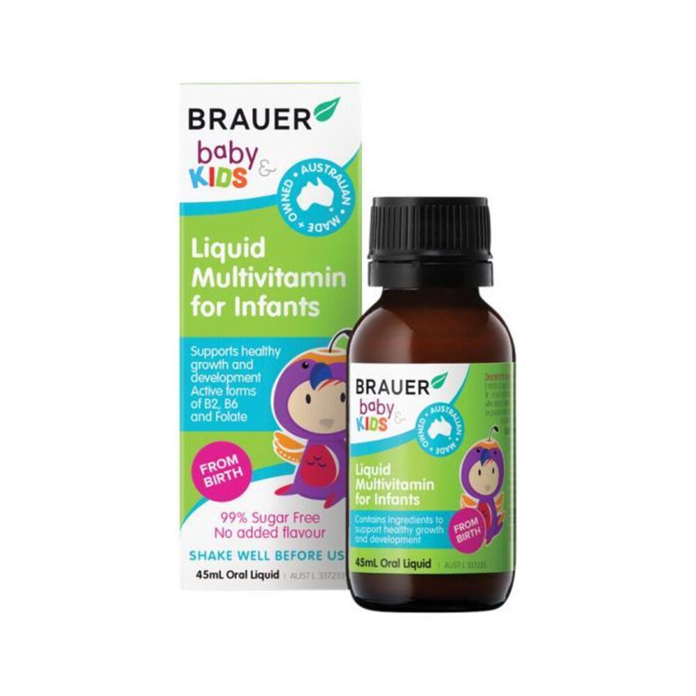Brauer Baby &amp; Kids Liquid Multivitamin for Infants Oral Liquid 45ml