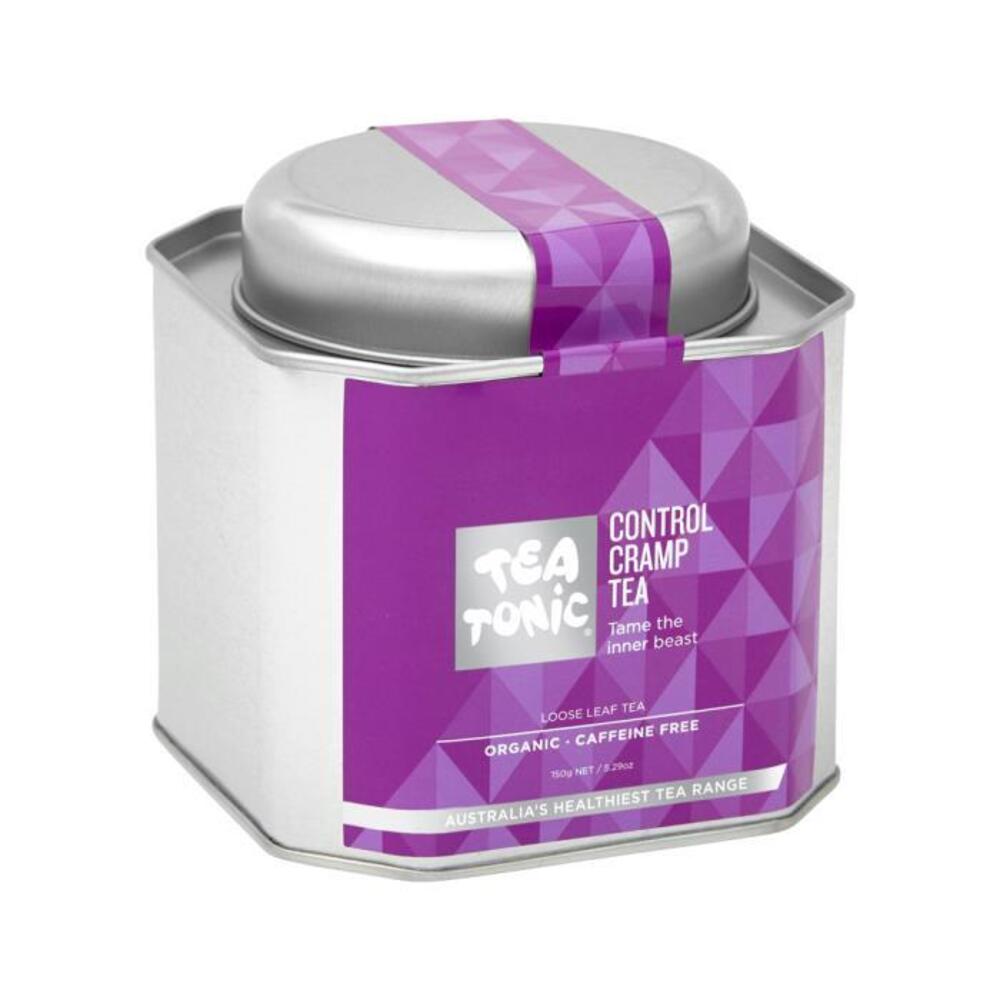 Tea Tonic Organic Control Cramp Tea Caddy Tin 150g
