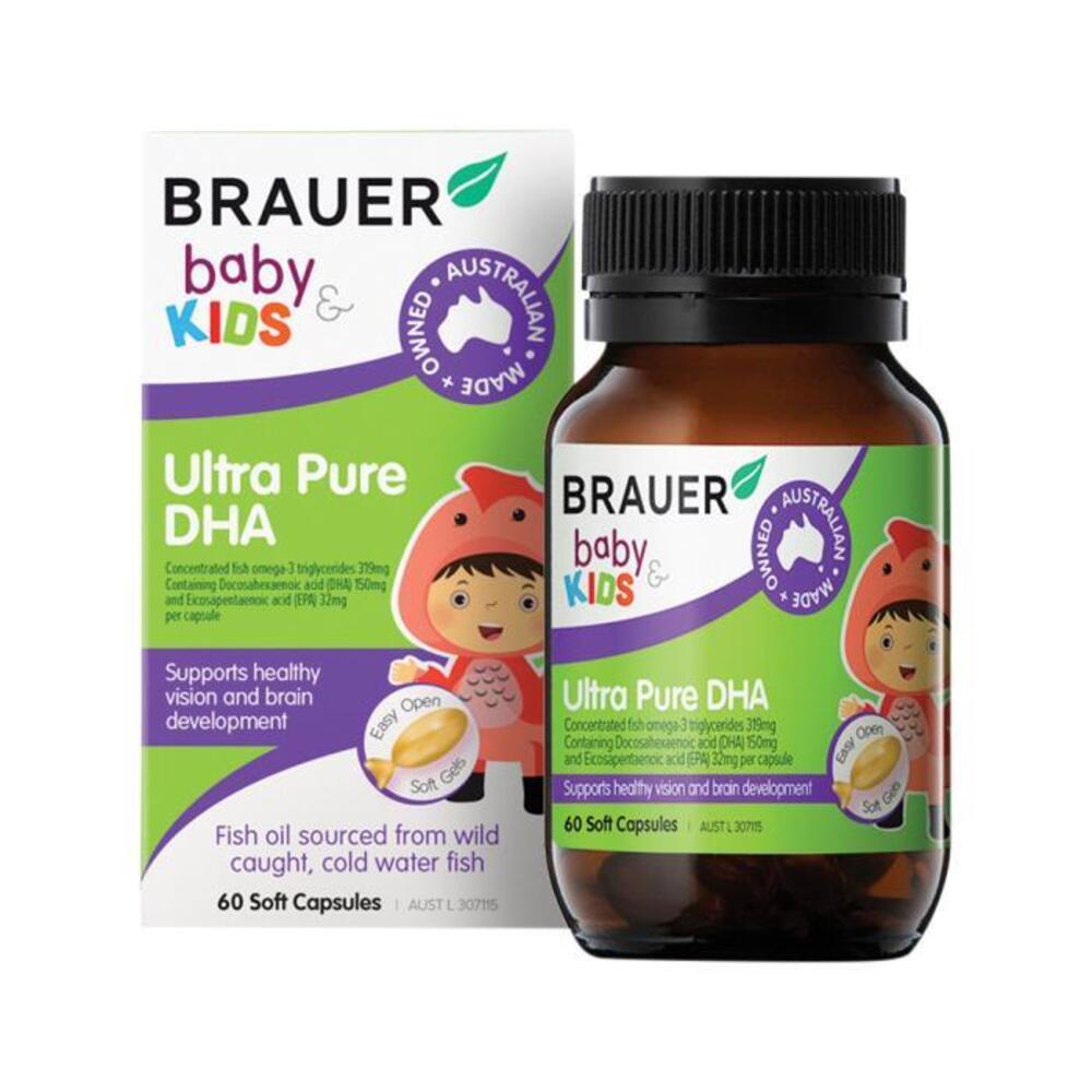 Brauer Baby &amp; Kids Ultra Pure DHA 60c
