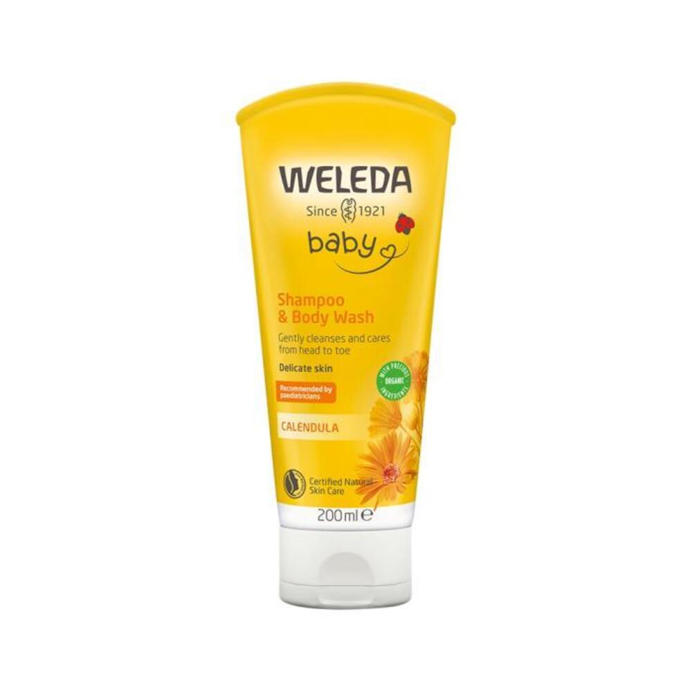 Weleda Baby Organic Shampoo &amp; Body Wash Calendula 200ml