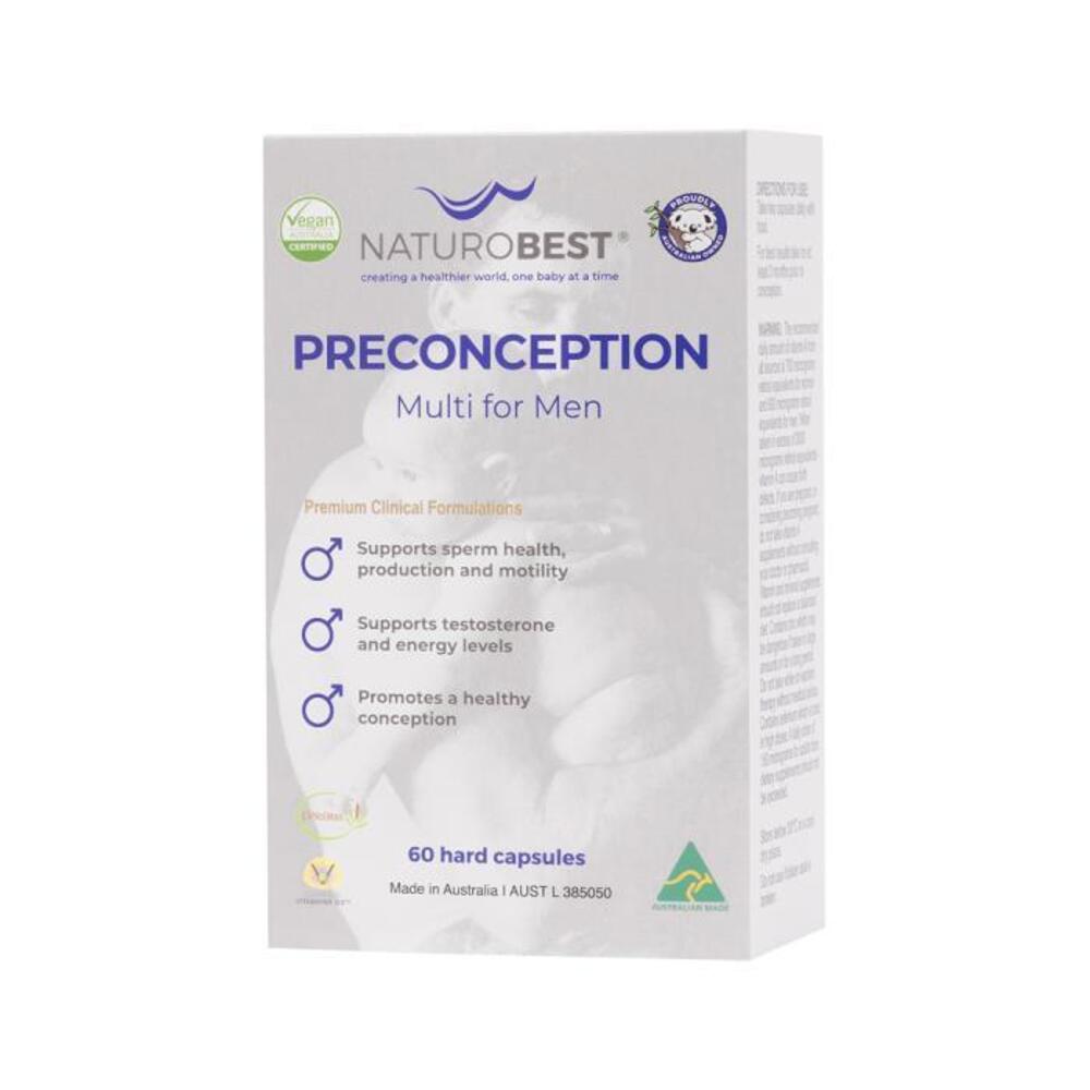 NaturoBest Preconception Multi for Men 60c
