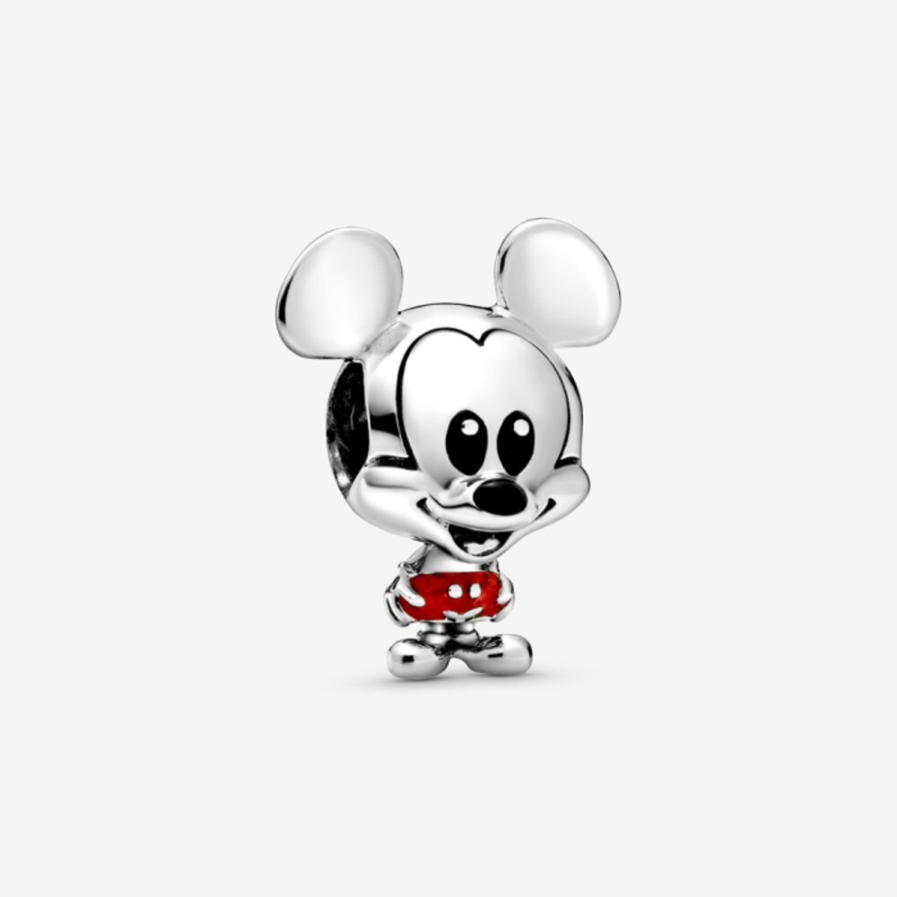 판도라 디즈니 믹키 마우스 레드 트라우저 참 798905C01, Pandora Disney Mickey Mouse Red Trousers Charm 798905C01