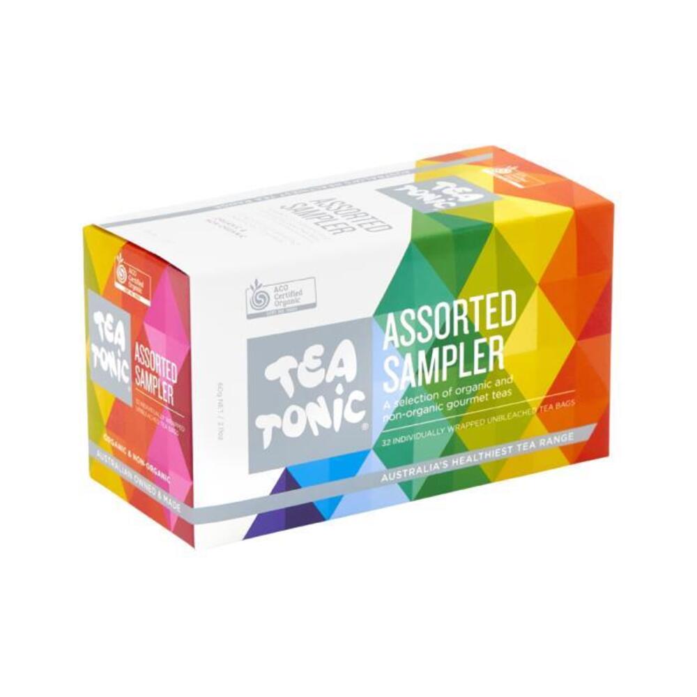 Tea Tonic Organic Assorted Sampler Tea Bags x 32 Tea Bags