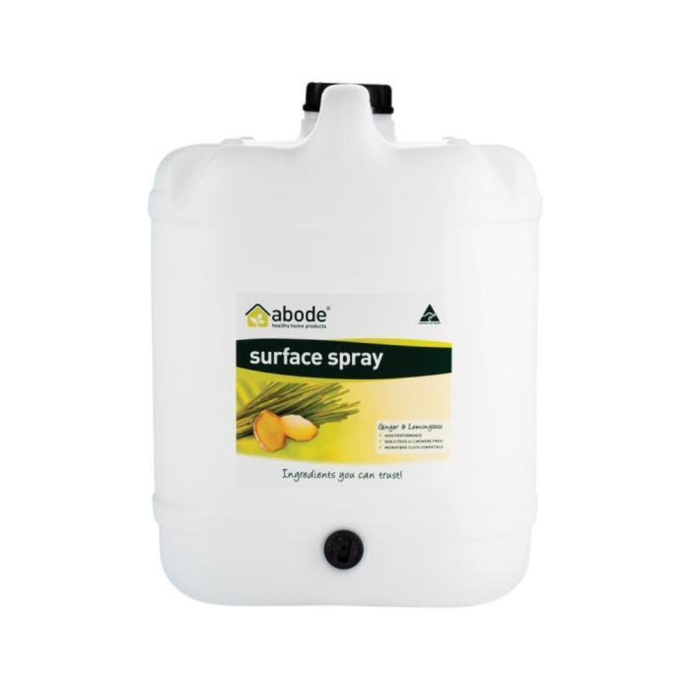 Abode Surface Spray Ginger &amp; Lemongrass Drum with Tap 15L