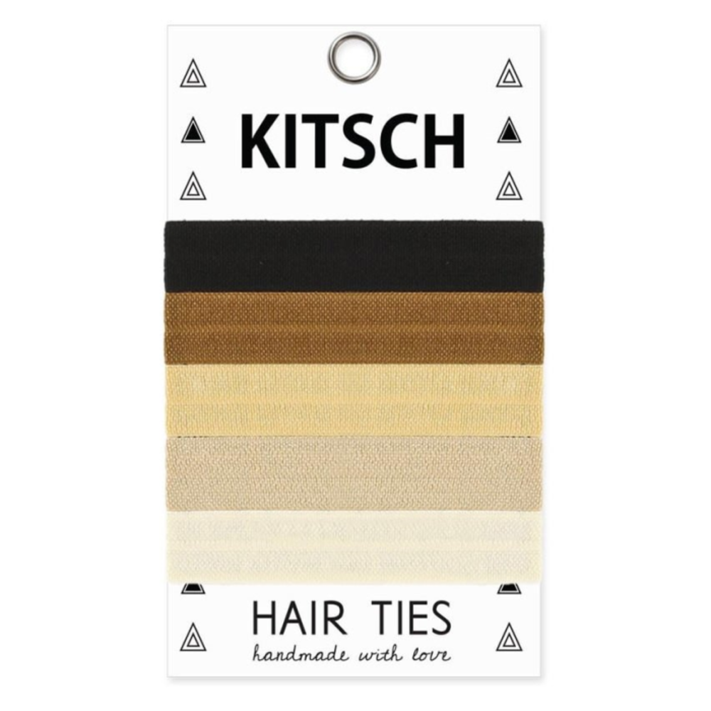 키취 백 투 베이식 헤어 타이즈, Kitsch Back to Basics Hair Ties