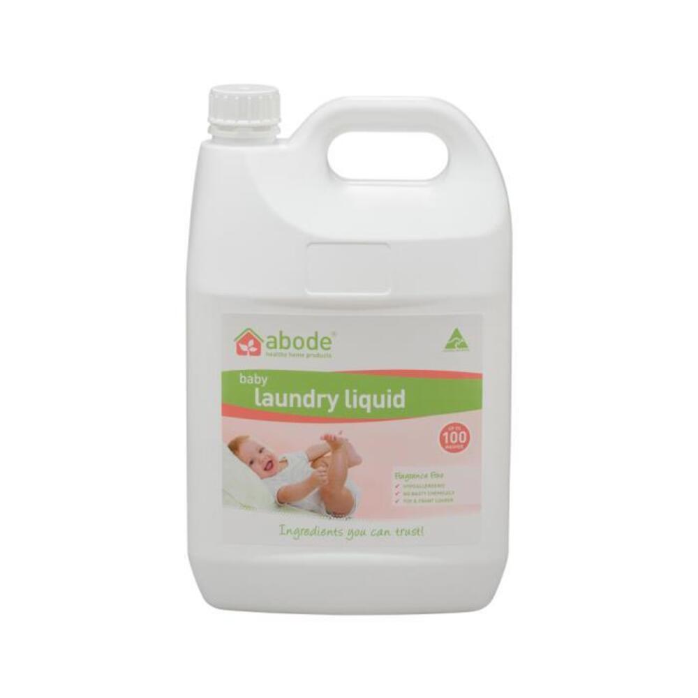 Abode Laundry Liquid (Front &amp; Top Loader) Baby (Fragrance Free) 4L