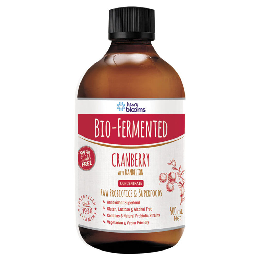 블룸스 바이오 퍼멘티드 크랜베리 + 민들레 500ml Blooms Bio Fermented Cranberry with Dandelion 500ml