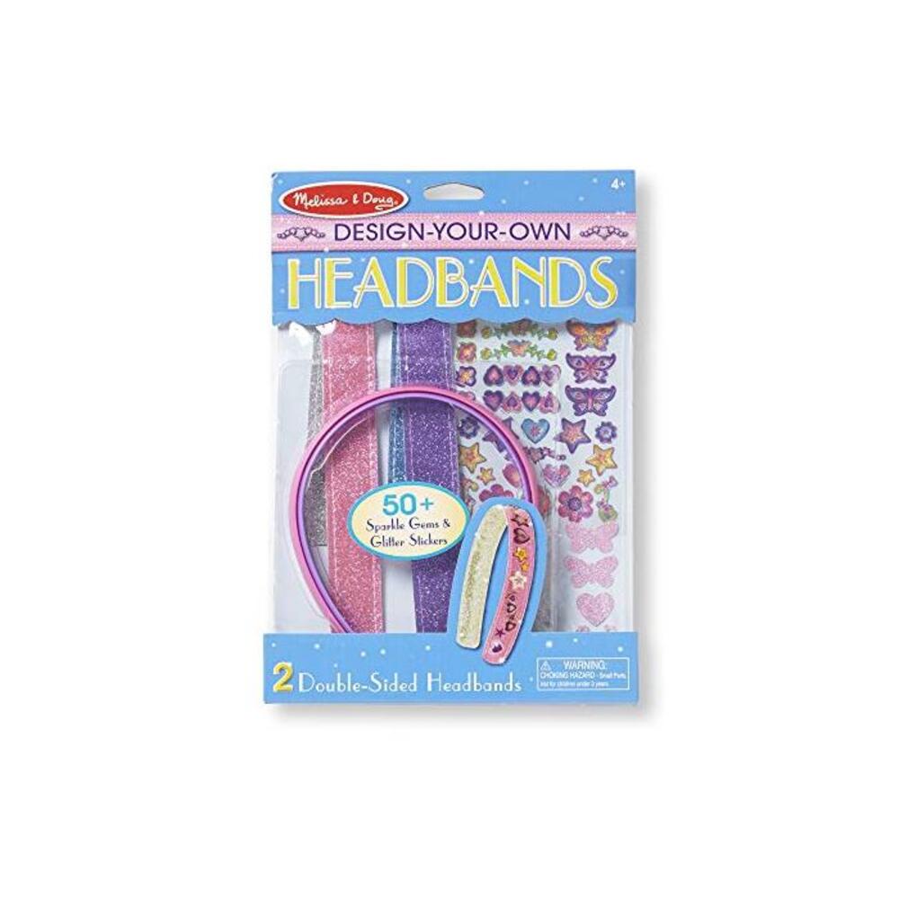 Melissa &amp; Doug 5548 Design-Your-Own Headbands Jewelry-Making Kit with 50+ Stickers B00ESXSFX4