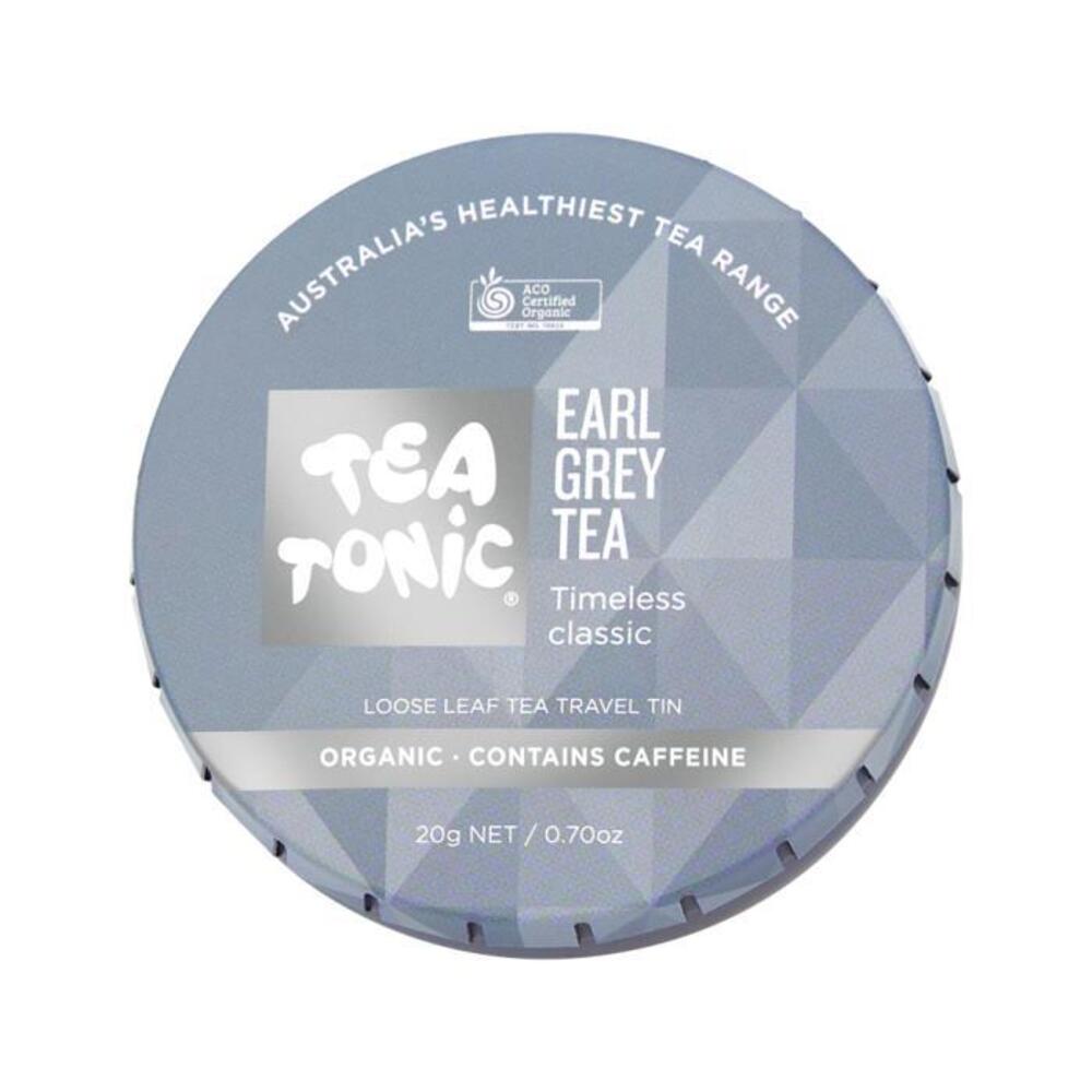 Tea Tonic Organic Earl Grey Tea Travel Tin 20g
