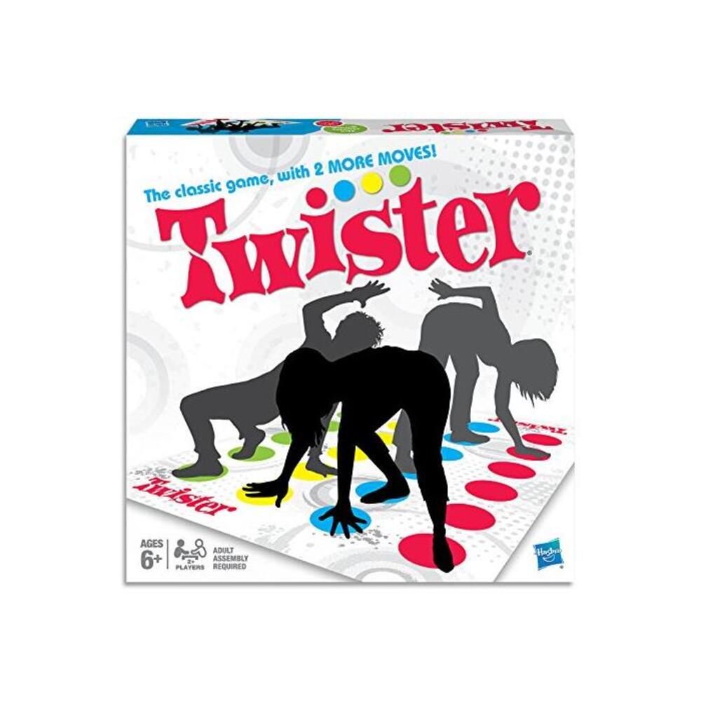 Twister - Iconic Gameplay - Put Hands and Feet On The Mat Without Falling - Indoor and Outdoor Activity - 2+ Players - Family Board Games and Toys for Kids - Boys and Girls - 98831 B0723923ZP