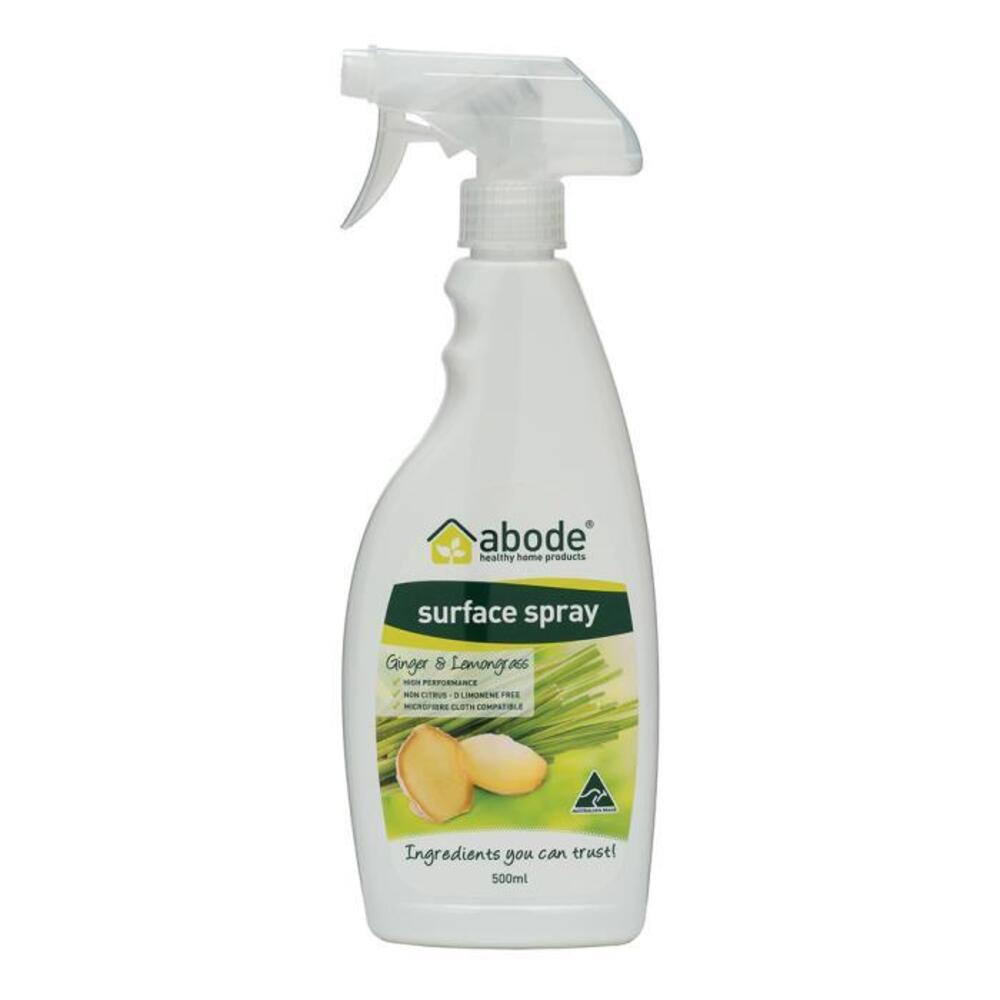 Abode Surface Spray Ginger &amp; Lemongrass Spray 500ml