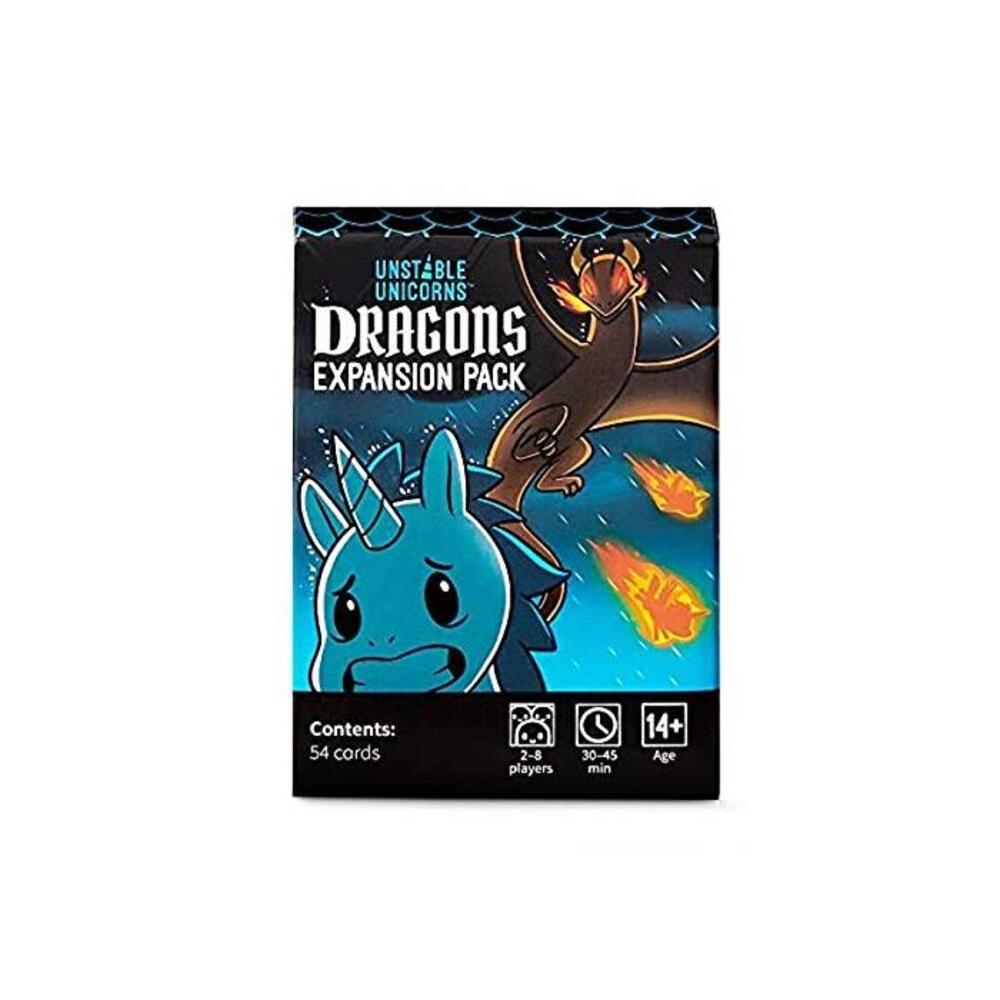Tee Turtle TEE3678UUBSG1 Unstable Unicorns Dragon Expansion $24.95 Board Games, Black B07BMLS2BT