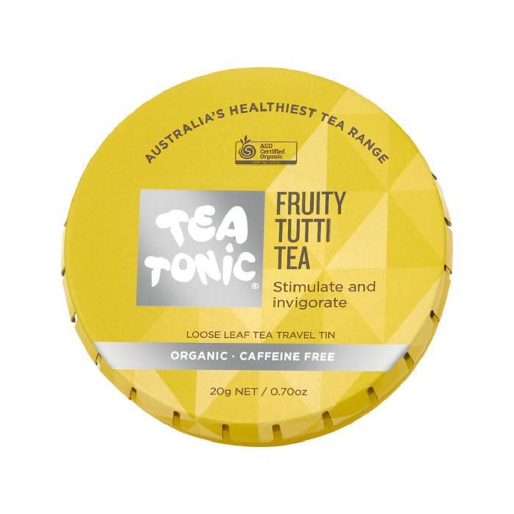 Tea Tonic Organic Fruity Tutti Tea Travel Tin 20g