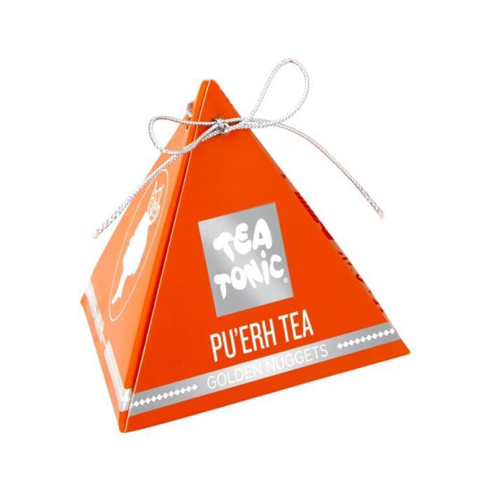 Tea Tonic Pyramid Organic Puerh Tea Golden Nuggets 38g