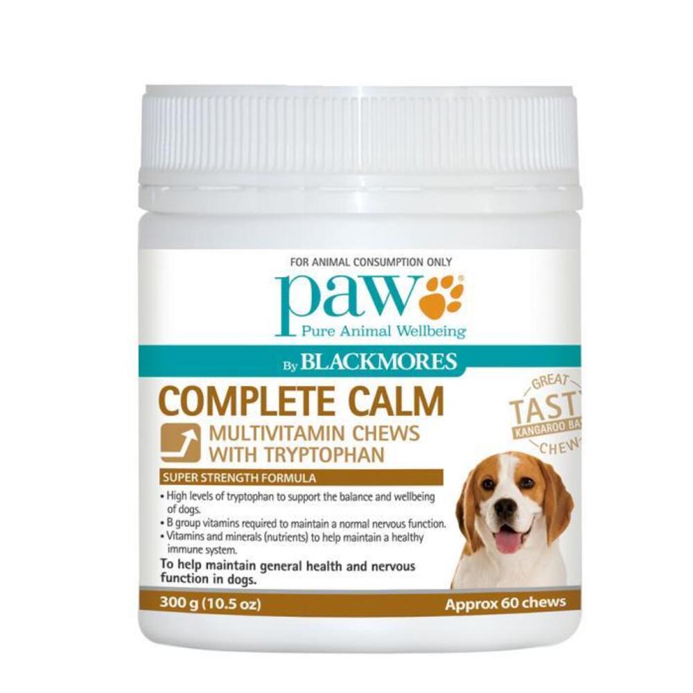 PAW By Blackmores Complete Calm (Multivitamin Chews with Tryptophan, approx 60) 300g