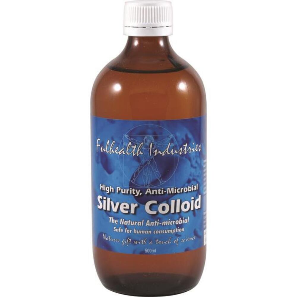 Fulhealth Industries High Purity, Anti Microbial Silver Colloid 500ml