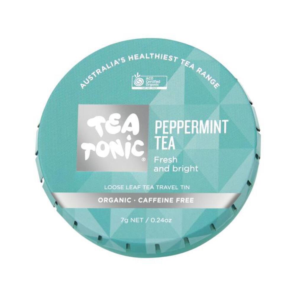 Tea Tonic Organic Peppermint Tea Travel Tin 7g